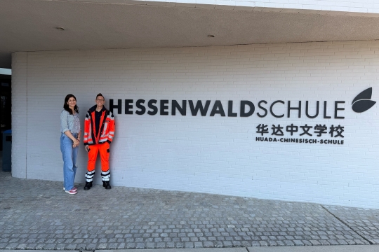 Notarzt zu Besuch bei der Sani-AG 