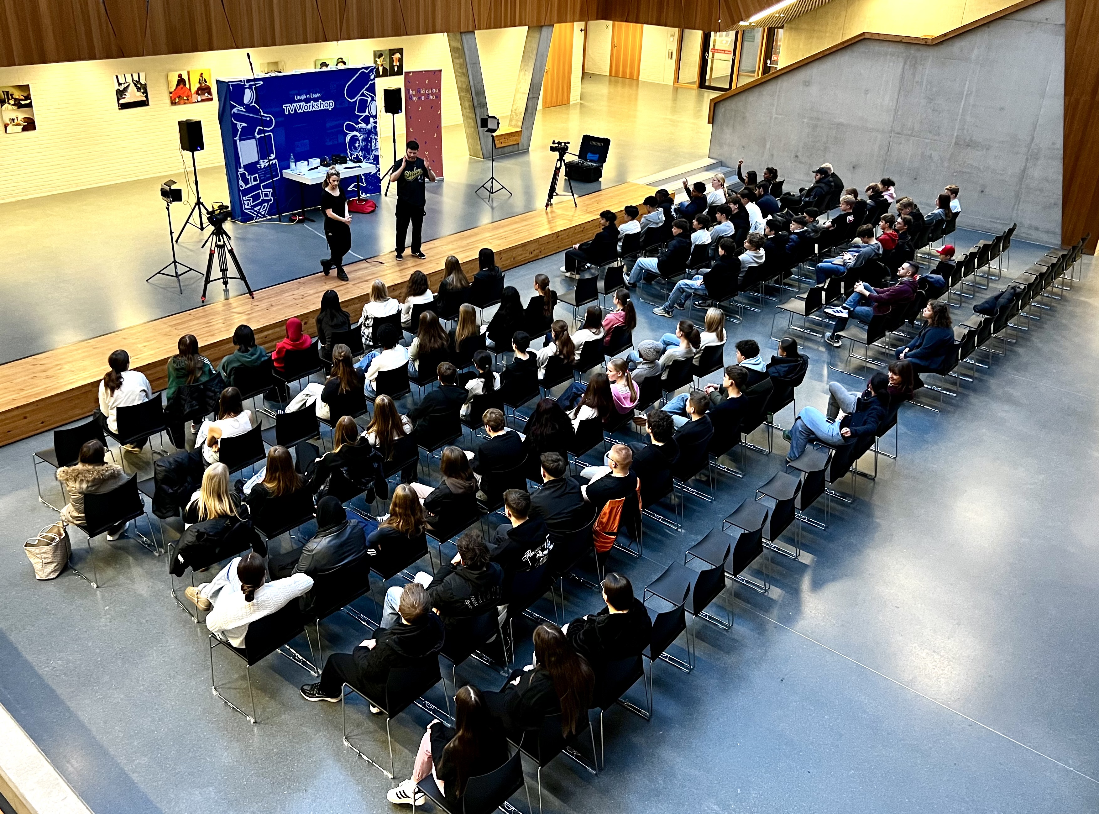 Die BBC zu Gast an der Hessenwaldschule