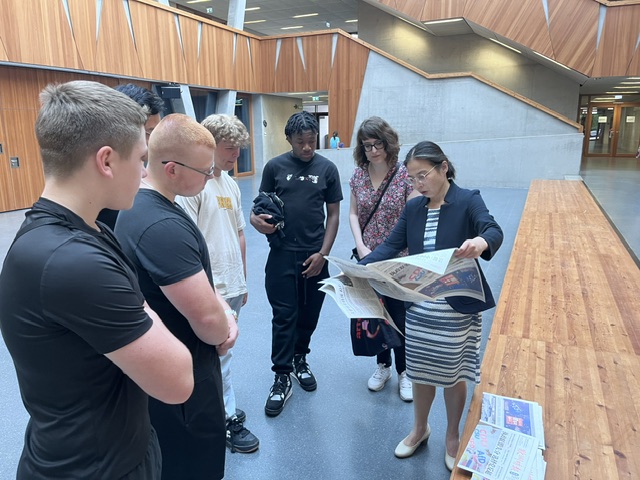 huada schule besuch zeitung